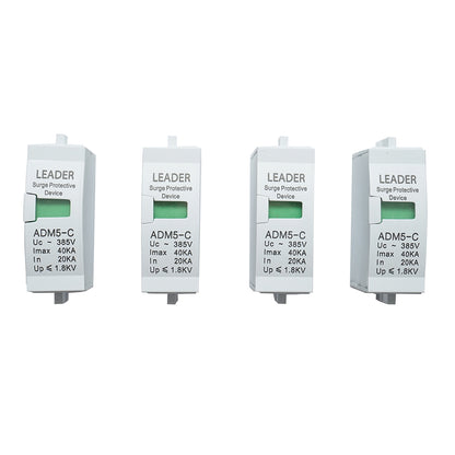Set of 4 cartridges for AC surge arrester SPD 4P-40KA Leader