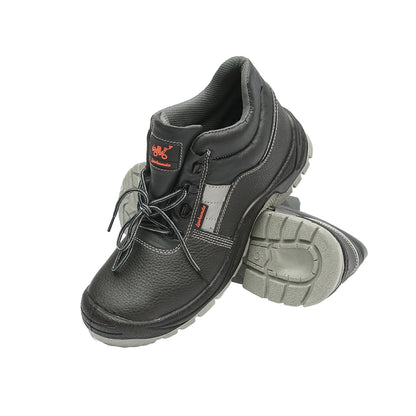 Size 46 safety boots with toe cap and steel sole insert 5003