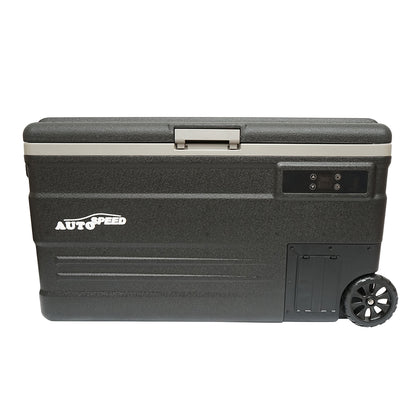Car refrigerator with compressor 80W, capacity 74L, power supply voltage 12-24-220V, LCD screen, 831x465x458mm U75E AUTOSPEED
