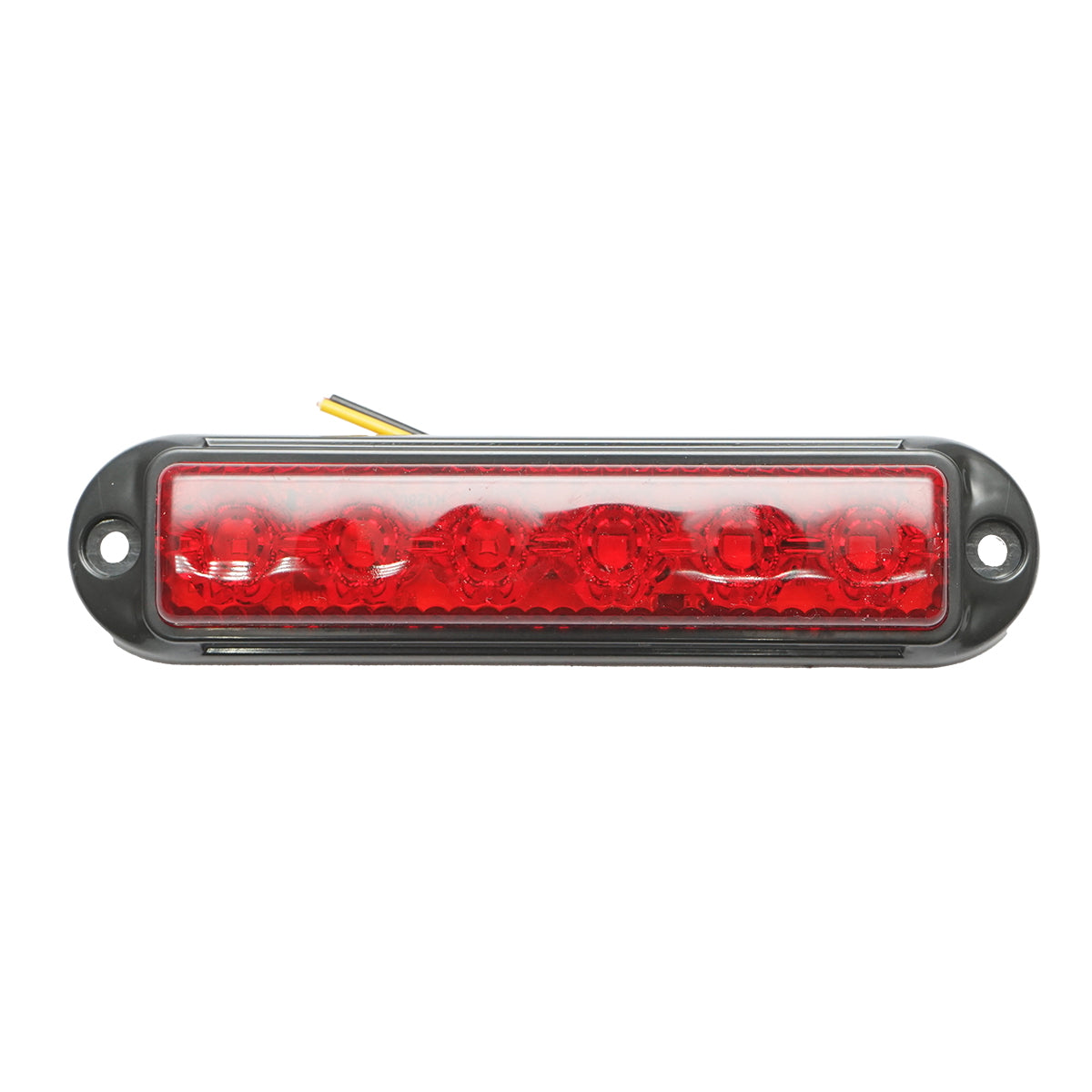 Slim red LED side marker lamp 12-24V, yellow FR1286R Breckner Germany