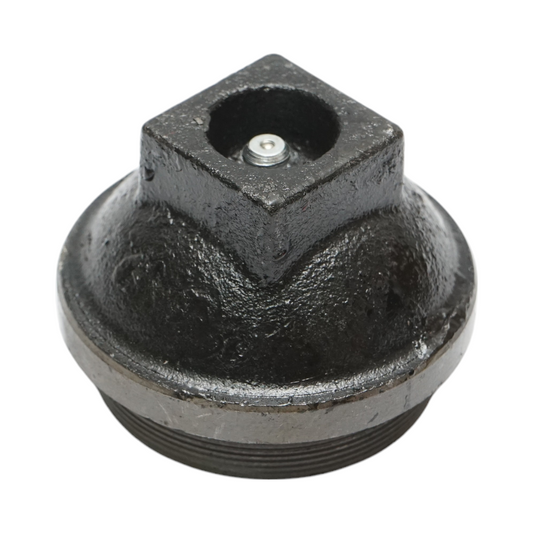 Cap of the nut of the Massey Ferguson, Fiat, Case IH hub OEM code 57E-1139, 957E1139, CFPN1130B, 1717282, 180009M1, 1884289M1, 191142M1, 646058M1, 81717282, 81811271, 87554746, 893979M91