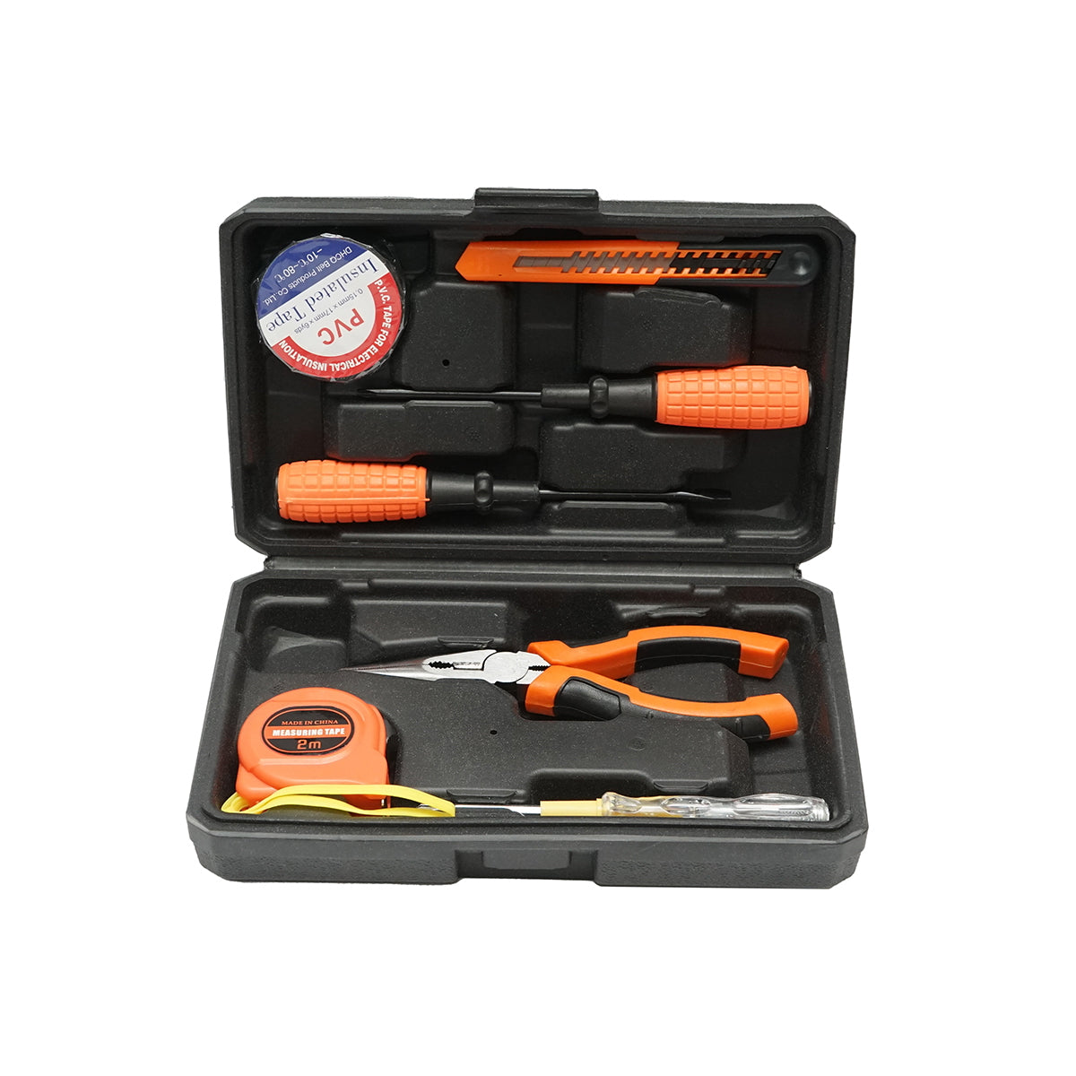 Combined tool and equipment set 7 pieces