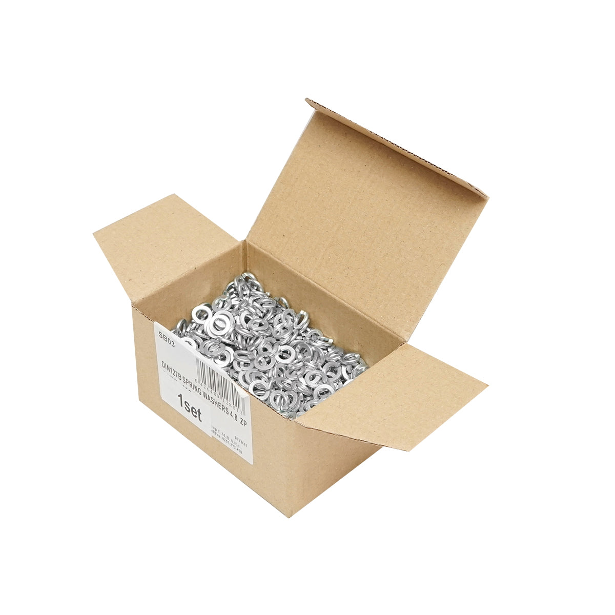 Flat washers DIN 127 B-4.8 M6 250 pcs