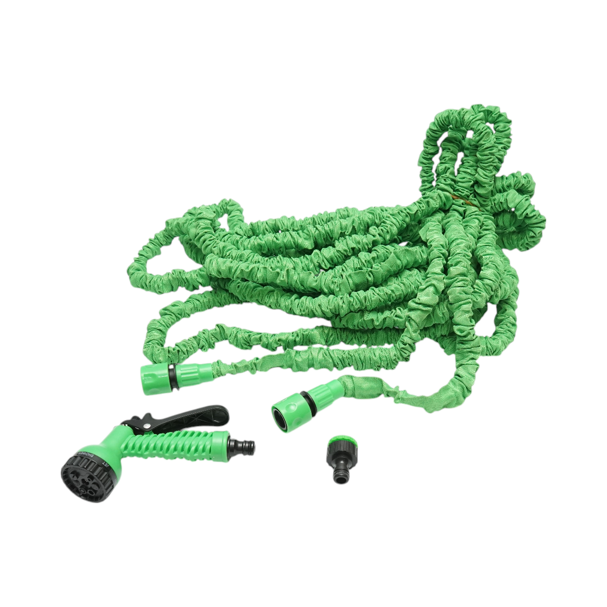 Expandable garden hose TPE 10-30m with adjustable pistol, 7 modes, 3/4 adapter, 1/2 quick coupling.