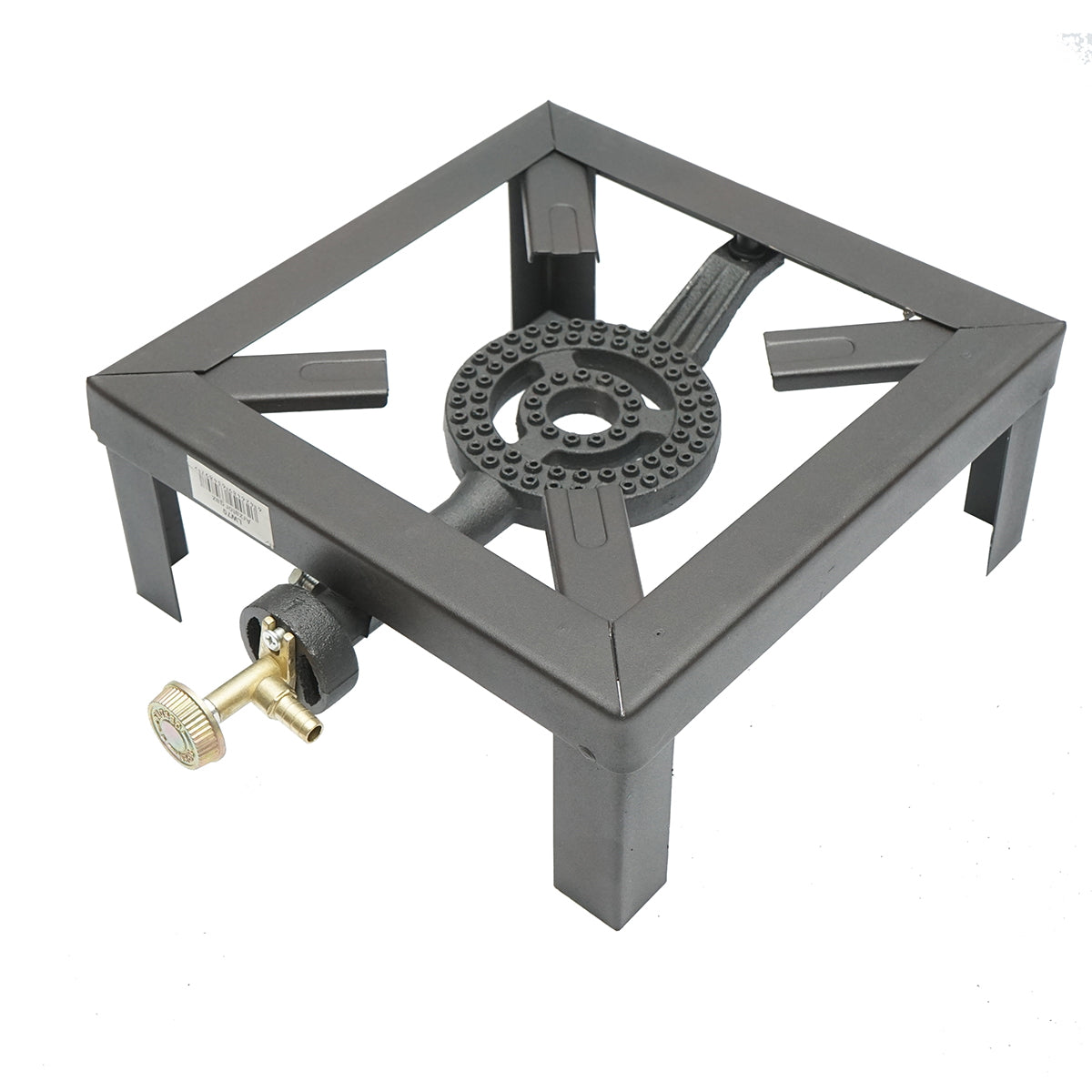 Pirostrie, square gas burner with 4 legs 250x250x100mm