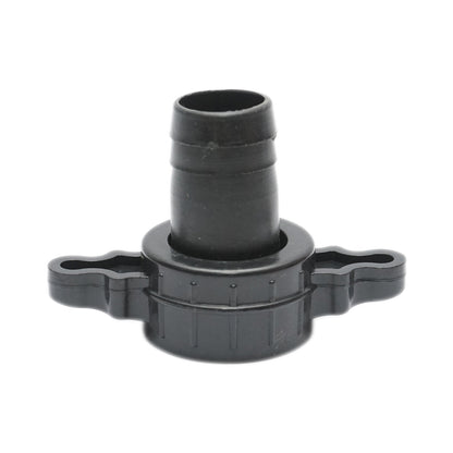 Coupling connector 1 inch with nut and PVC gasket for irrigation water hose with internal thread