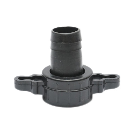 Coupling connector 1 inch with nut and PVC gasket for irrigation water hose with internal thread