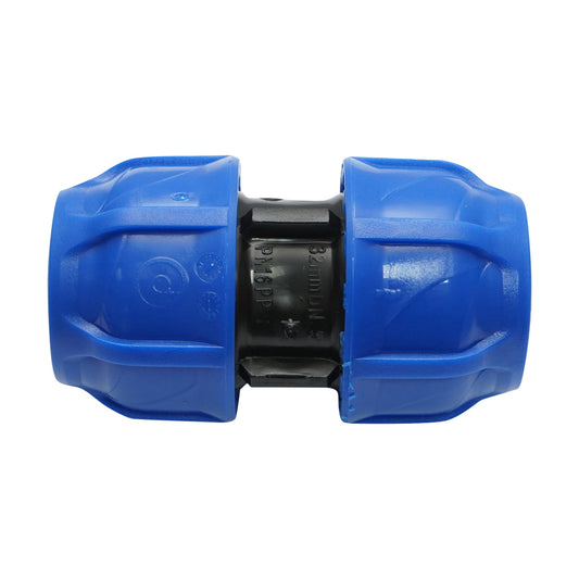 PN16 compression fitting, D32x32mm, max 16bar for PEHD irrigation systems