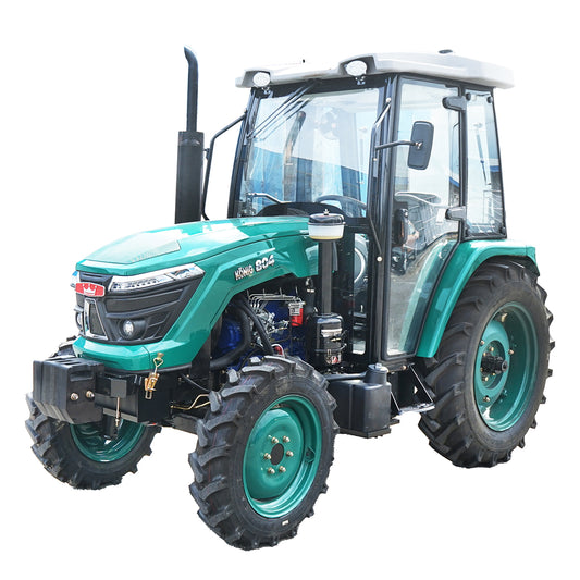 KONIG 804 tractor, 4x4, 80HP, with cabin, wheels 9.5-24/14.9-30