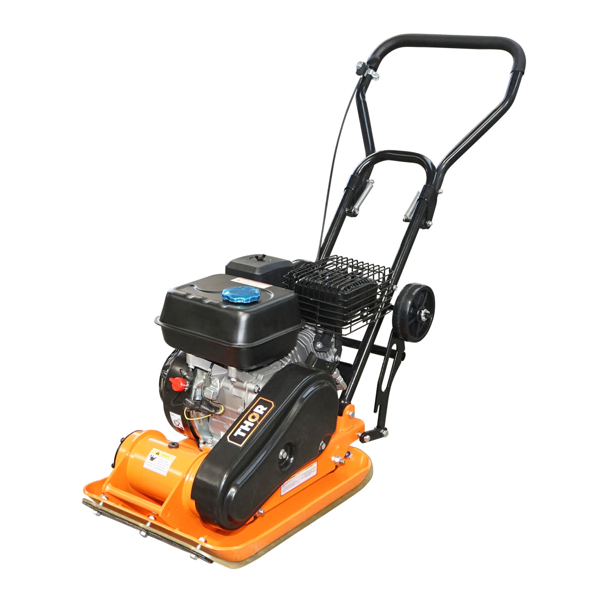 C60-A plate compactor with a working surface of 510x370mm, standard euro 5 engine, 78CC/6.5HP, 5900 RPM, 58Kg Thor