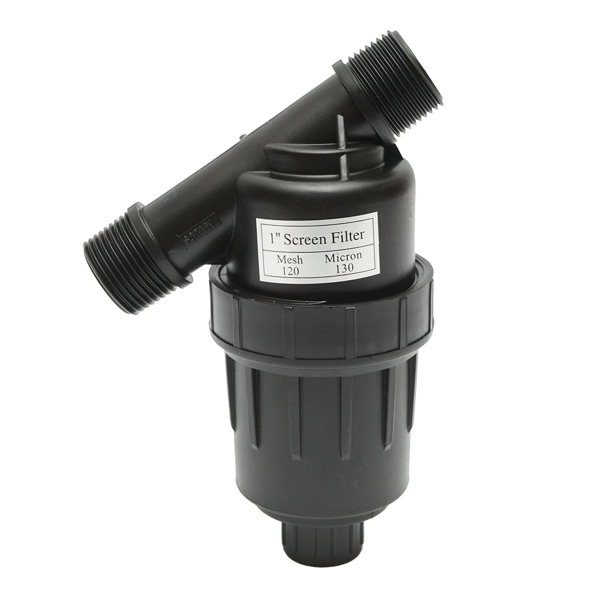 1 inch plastic filter with mesh, 32mm for tube, irrigation hose