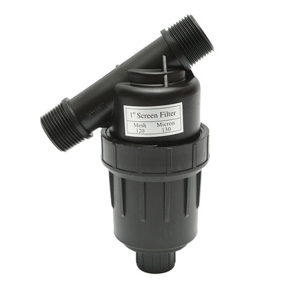 1 inch plastic filter with mesh, 32mm for tube, irrigation hose