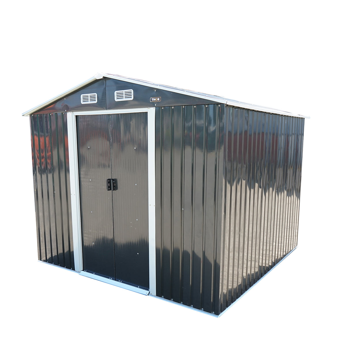 Metal garden shed 259x257x212cm