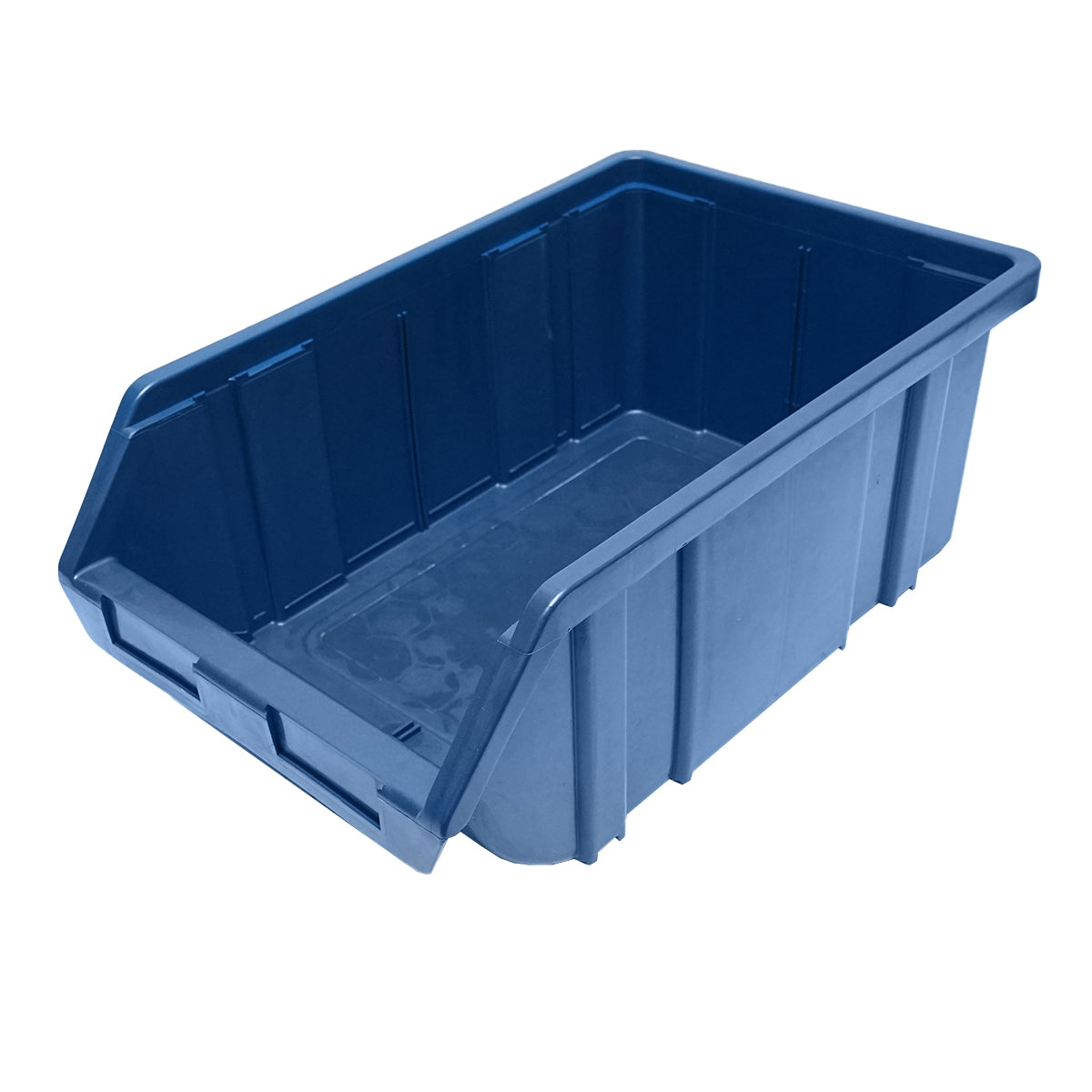 Blue plastic storage box 310x490x190mm
