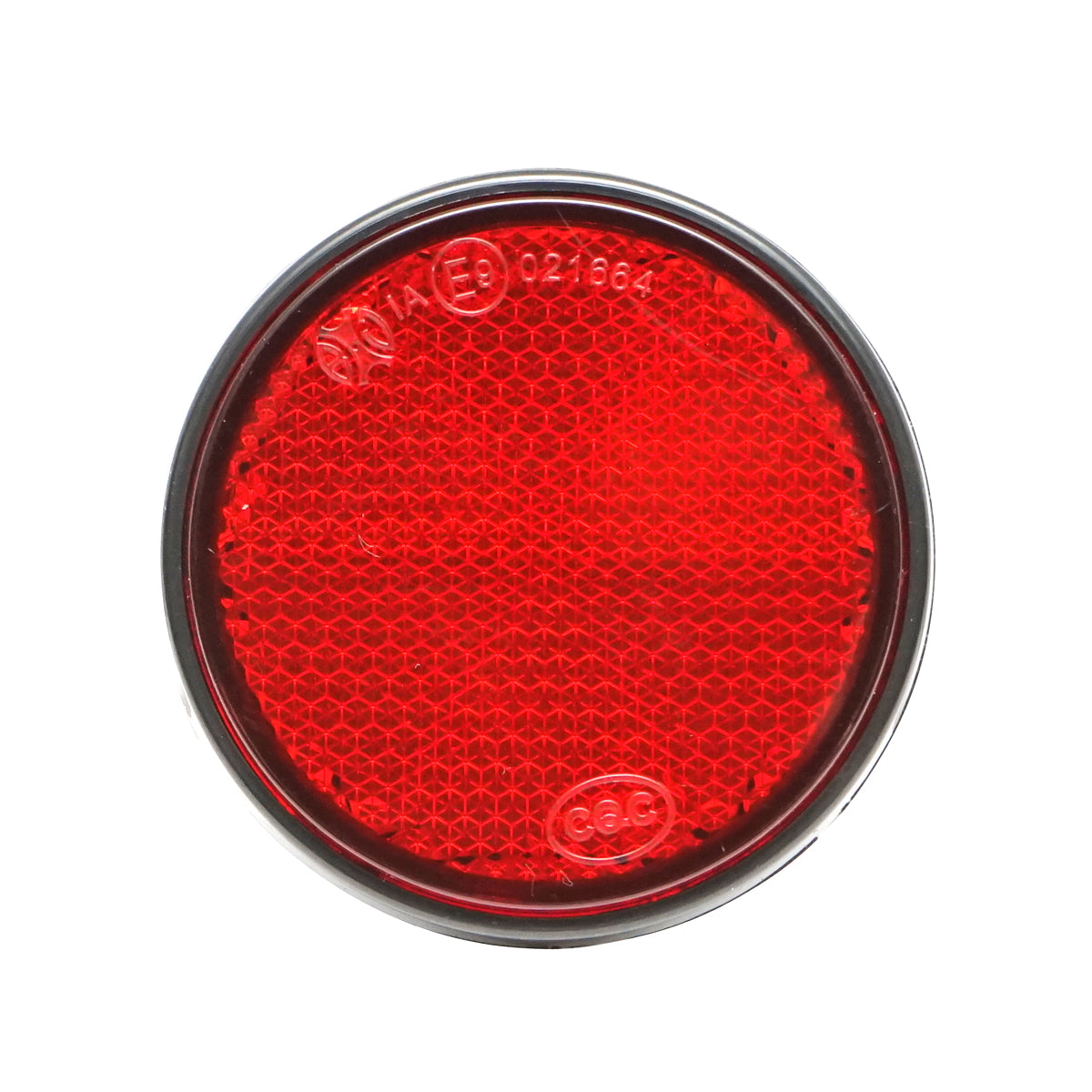Round reflective 60mm red rear Breckner Germany