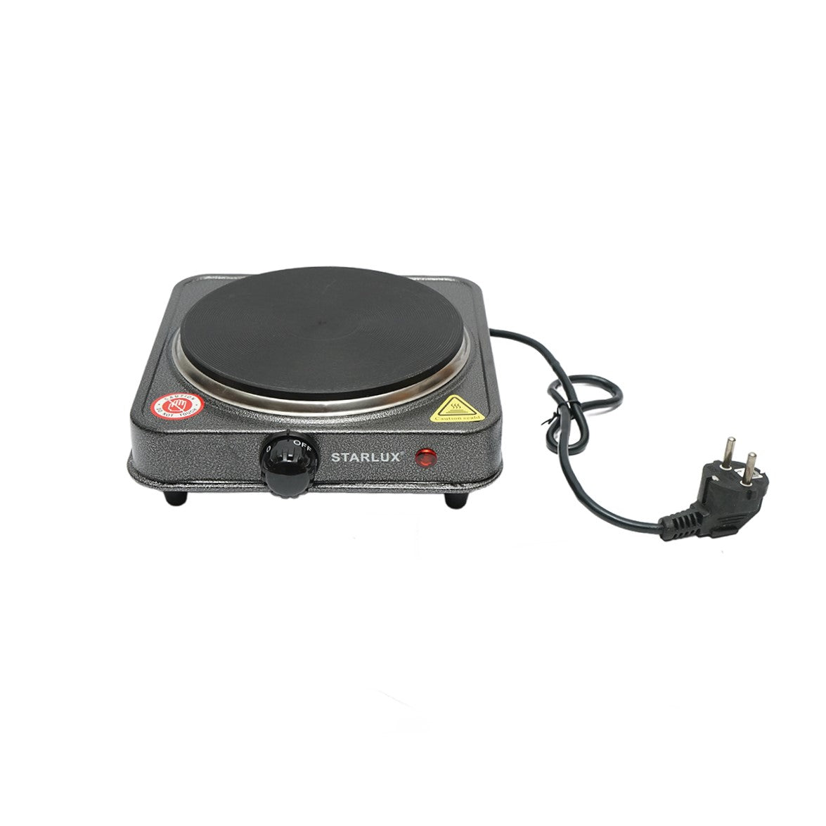 Electric hob 220V, with 1 burner 1500W, 210x210x60mm