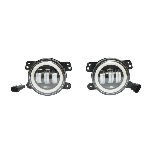 Set of 2 lamps with 6 LEDs 10-60V 30W with daylight type Angel Eyes Breckner Germany