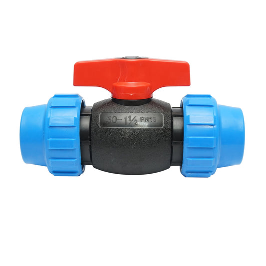 Ball valve D50x50mm, PN16, for irrigation systems