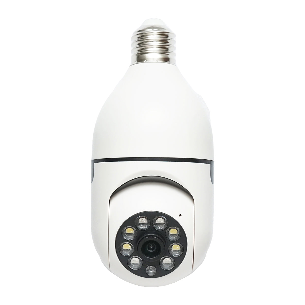 Smart bulb PTZ surveillance camera, WIFI 2.4G 1080P, E27 bulb type with motion sensor and iCSee application Breckner Germany