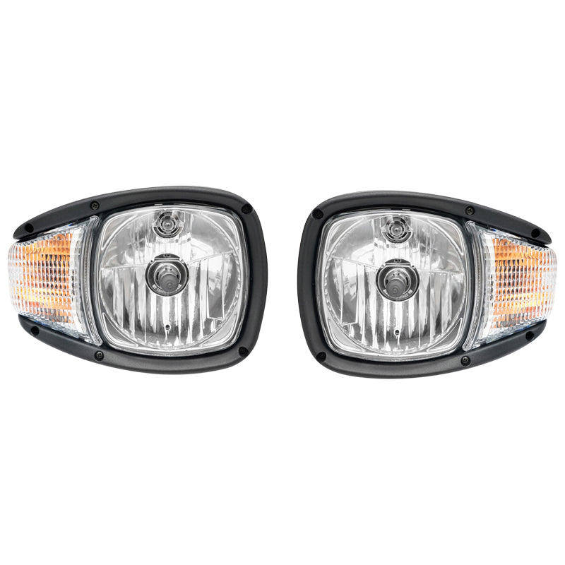 Set of headlights with right and left signaling 12V Breckner Germany