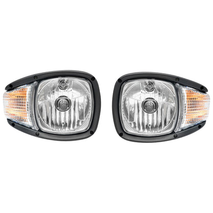Set of headlights with right and left signaling 12V Breckner Germany