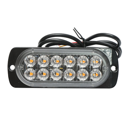 LED marker lamp 12-24V, 12W, yellow, 12 LEDs 110x40x12mm