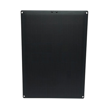 Portable solar photovoltaic system with 30W panel and USB, Type-C voltage regulator for camping
