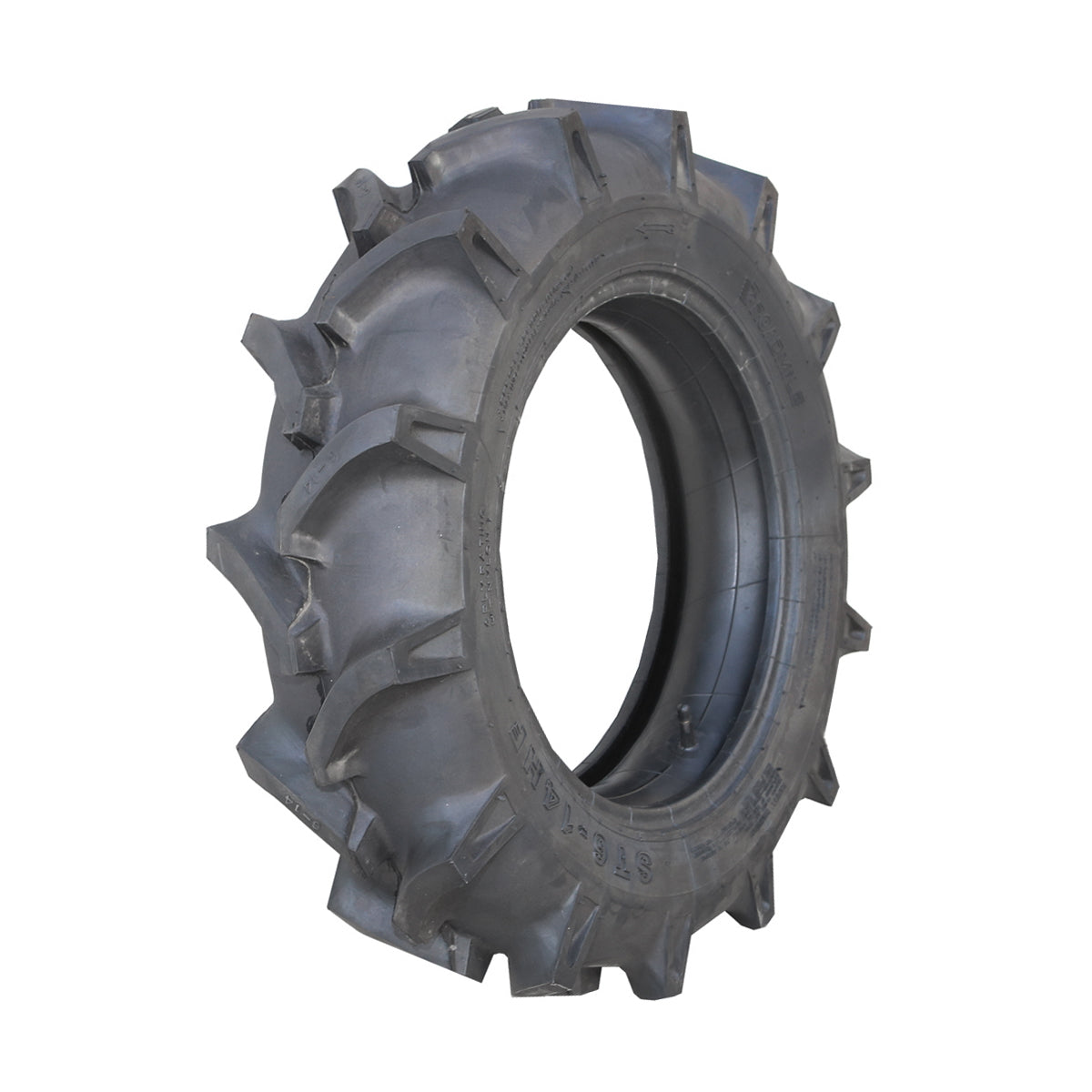 Agricultural tire 6/14 high tread 4PR with inner tube