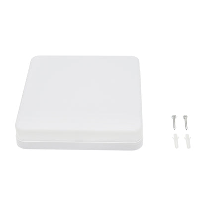 LED ceiling light 24W, 220V, IP20, 180 mm, square light body interior/exterior moisture-resistant Breckner Germany
