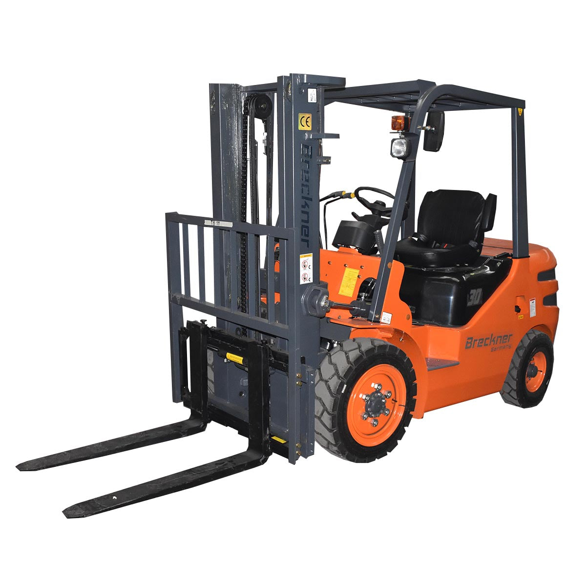 3 Ton Forklift with lateral translation, 1070mm duplex, lifting height 3m