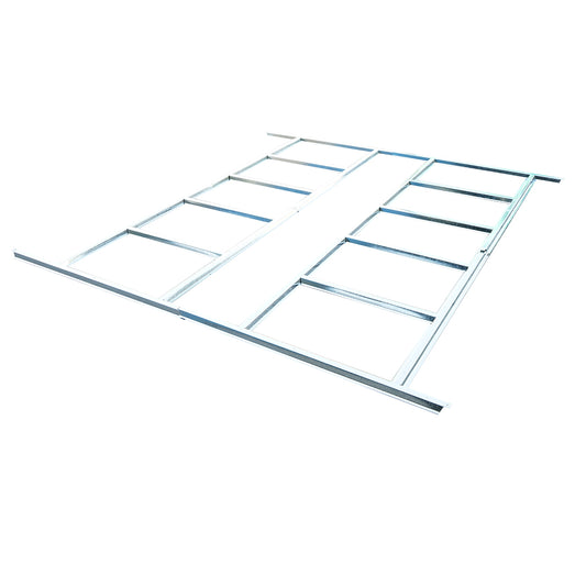 Metal frame foundation made of galvanized steel 0.6mm for garden shed 389x260x212cm