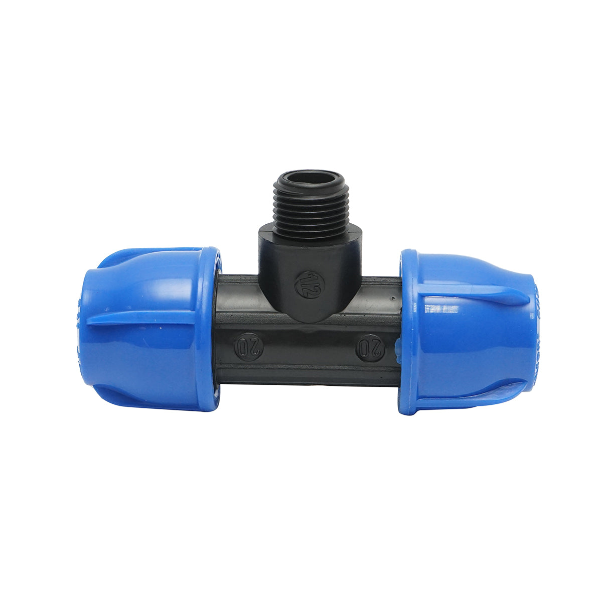 Your external threaded compression fitting father 90 degree D20x20mmx1/2, PN16 bar for irrigation systems