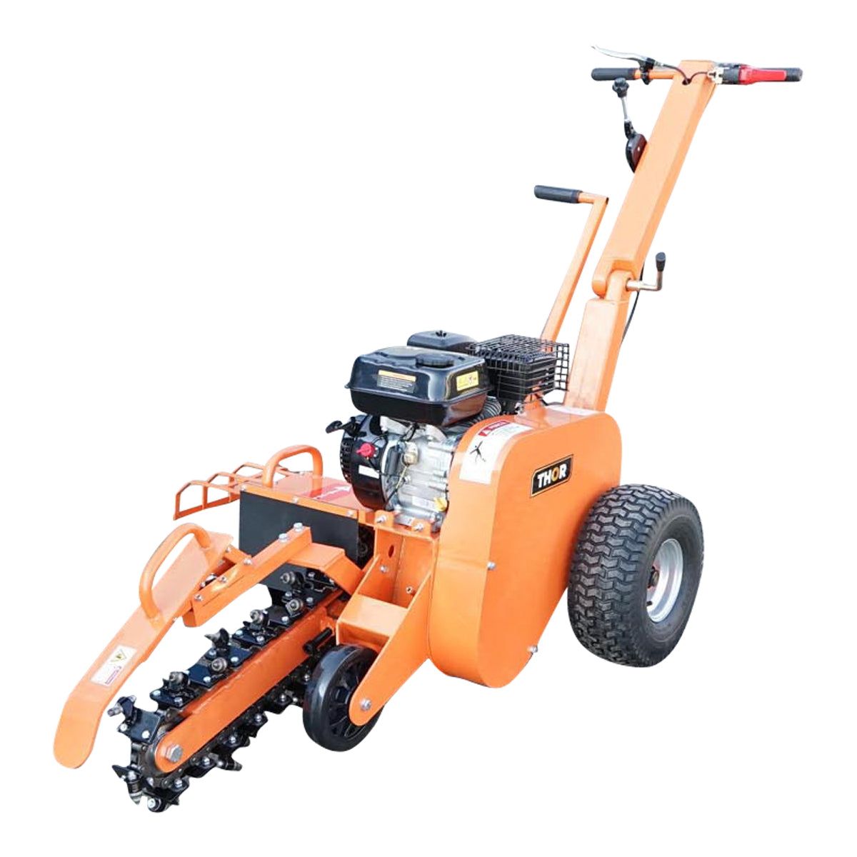 7 HP trench digging machine with a working width of 100mm and depth of 450mm Thor