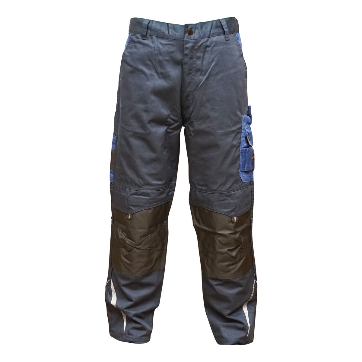 Work pants, polyester with cotton, navy blue, L Breckner Germany