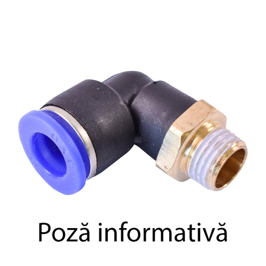 Quick plastic connector and metal screw fi 6 with M6
