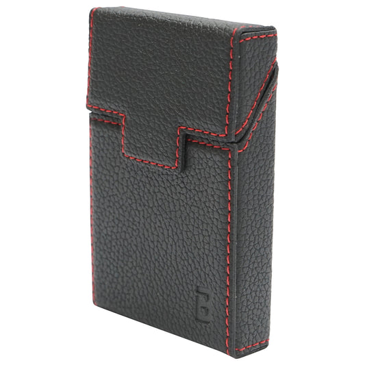Black leather case for P24 Breckner cigarette pack
