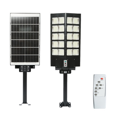 Solar LED lamp 400W street lighting 6500K with solar panel, remote control, motion sensor Breckner Germany