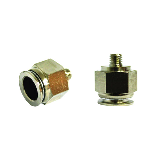 Right quick connector made of metal and metal screw fi 14 with M12.