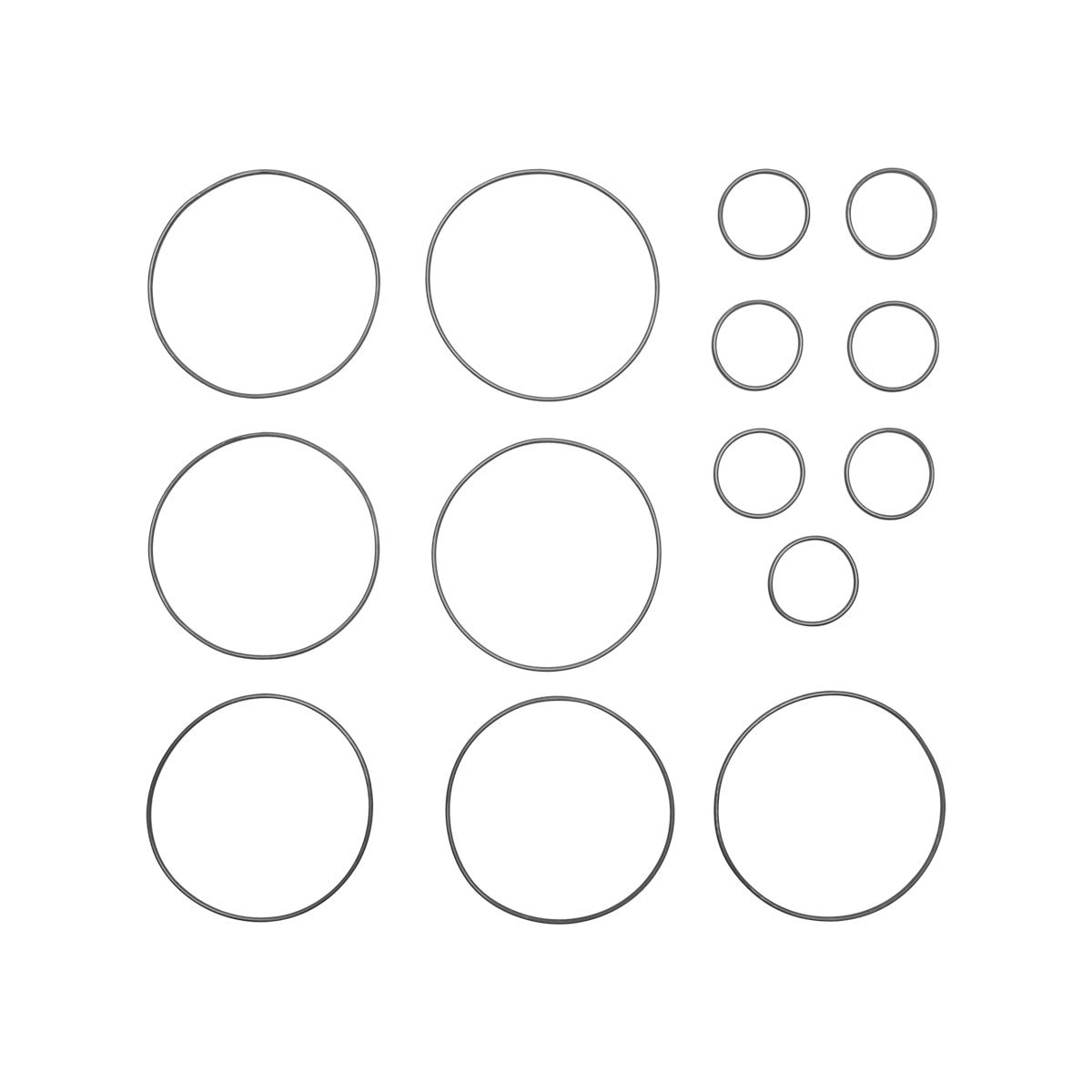Transmission axle gasket kit for JCB OEM 828-10181 / 828-10182