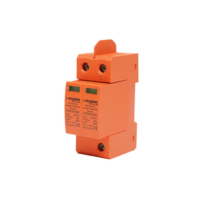 Surge arrester with signaling for photovoltaic systems LD-SPD-2P-20kA-500VDC Leader