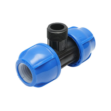 Your external threaded compression fitting father 90 degrees D32x32mmx1, PN16 bar for irrigation systems
