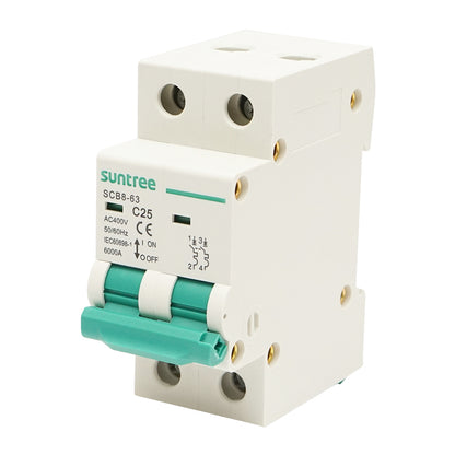 Automatic circuit breaker 2P, 25A 400VAC Suntree