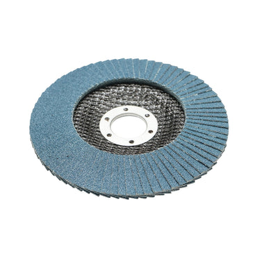 Zirconium abrasive grinding disc for cutting and polishing metal, stainless steel P100, 125mm Breckner Germany