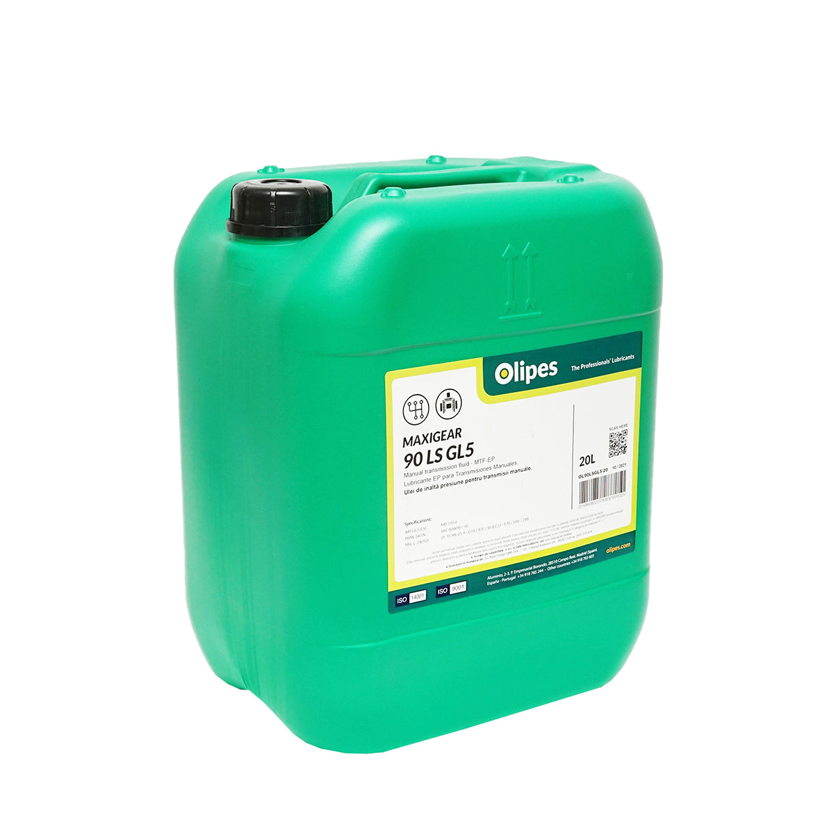 Olipes high pressure manual transmission oil MAXIGEAR 90 LS GL-5 20L