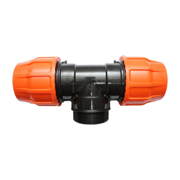 Your equal compression Layflat with external thread D3x3x3 toll PN6 for irrigation systems