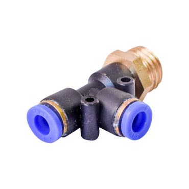 Quick T plastic connector and metal screw fi 6x6 with M16