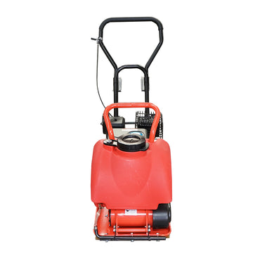 C60 vibratory plate with a working surface of 510x370mm, standard euro 5 engine, 196CC/7HP, 5900 rpm, 58Kg with water tank Breckner Germany.