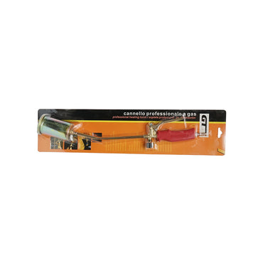 Gas burner with a flap for soldering or scorching