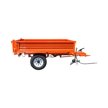 1.5T tipping trailer with electrical system, single axle, and 185R14 tires