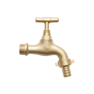 Service water tap 1/2 inch brass for the garden